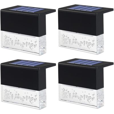 QERSTA Vtizikl Lumières De Jardin Lumières Solaires, Lampes Murales À Énergie Solaire Imperméable, Lampe De Pont Solaire À Led, Étage D'Escalier, Lampe De Clôture De Jardin, Lumière Solaire Led QERSTA Vtizikl Lumières De Jardin Lumières Solaires, Lampes Murales À Énergie Solaire Imperméable, Lampe De Pont Solaire À Led, Étage D'Escalier, Lampe De Clôture De Jardin, Lumière Solaire Led