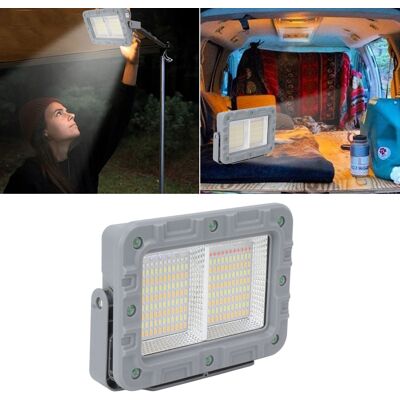 JUTE Wiederaufladbarer Solarstrahler, Tragbare Außenleuchte, Led-strahler, Notarbeitsleuchte, Wartungsleuchte JUTE Wiederaufladbarer Solarstrahler, Tragbare Außenleuchte, Led-strahler, Notarbeitsleuchte, Wartungsleuchte