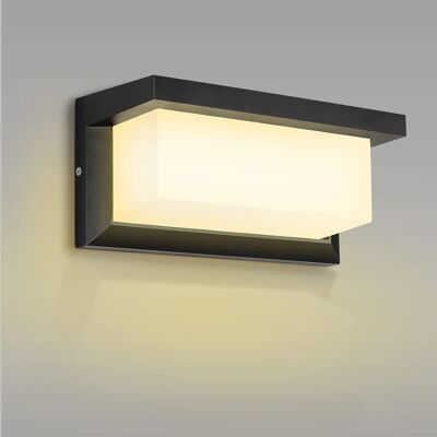 JARDIBRIC Moderne 18-w-außenwandleuchte Mit Led-beleuchtung, Ip65 Wasserdicht, Für Garten, Terrasse, Wege, Patio, Villa, Warmweißes Licht. JARDIBRIC Moderne 18-w-außenwandleuchte Mit Led-beleuchtung, Ip65 Wasserdicht, Für Garten, Terrasse, Wege, Patio, Villa, Warmweißes Licht.