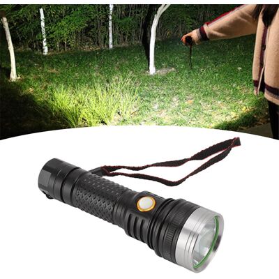 JUTE Led-taschenlampe Mit 2 Helligkeitsstufen, Hoher Leistung, Sst40-docht, Weißem Licht, Wasserdicht, Tragbar, Ideal Für Outdoor-aktivitäten Zu Hause Oder In Innenräumen. JUTE Led-taschenlampe Mit 2 Helligkeitsstufen, Hoher Leistung, Sst40-docht, Weißem Licht, Wasserdicht, Tragbar, Ideal Für Outdoor-aktivitäten Zu Hause Oder In Innenräumen.