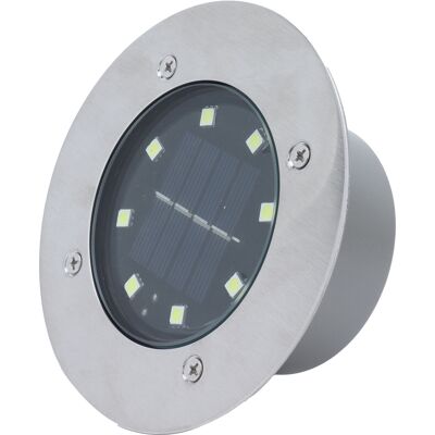 HEAT Wasserdichte Weiße Led-solar-bodeneinbauleuchten Für Den Außenbereich, Einbau-gartenbeleuchtung HEAT Wasserdichte Weiße Led-solar-bodeneinbauleuchten Für Den Außenbereich, Einbau-gartenbeleuchtung