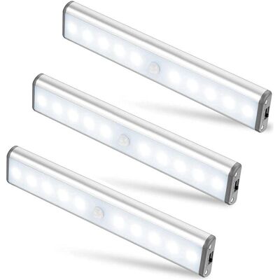 OEM 3er-set 10-led-lampen, Kabellos, Usb-aufladbar, Magnetisch, Mit Bewegungssensor, 2 Beleuchtungsmodi, Tragbar. Geeignet Als Schrankleuchte, Notleuchte, Nachtlicht Für Kinder Oder Akzentbeleuchtung. OEM 3er-set 10-led-lampen, Kabellos, Usb-aufladbar, Magnetisch, Mit Bewegungssensor, 2 Beleuchtungsmodi, Tragbar. Geeignet Als Schrankleuchte, Notleuchte, Nachtlicht Für Kinder Oder Akzentbeleuchtung.