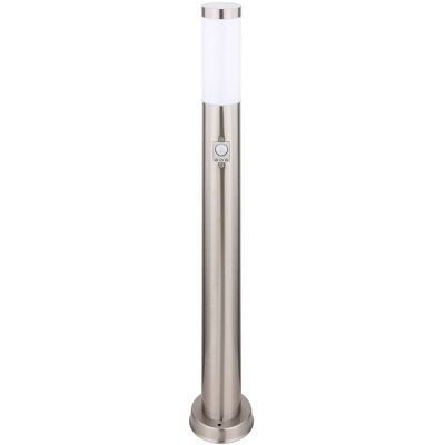 Globo Außengartenlampe mit Sensor - Silber - IP44 Globo Außengartenlampe mit Sensor - Silber - IP44