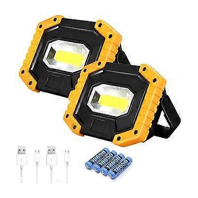 TRUVO 30w 2000lm Wiederaufladbarer Led-flutlichtstrahler Für Baustellen Und Arbeiten Mit 4 X 18650 Akkus, 3 Modi, Tragbare Usb-led-laterne TRUVO 30w 2000lm Wiederaufladbarer Led-flutlichtstrahler Für Baustellen Und Arbeiten Mit 4 X 18650 Akkus, 3 Modi, Tragbare Usb-led-laterne
