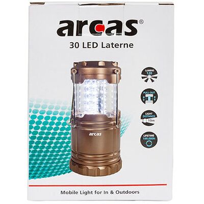 ADA Arcas Camping Laterne Mit 30 Leds, Kupfer ADA Arcas Camping Laterne Mit 30 Leds, Kupfer
