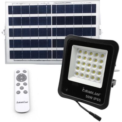 ELECTROBILSA Led-außenstrahler 50w 6500k Mit Solarmodul, Dämmerungssensor, Fernbedienung Und 5 M Kabel ELECTROBILSA Led-außenstrahler 50w 6500k Mit Solarmodul, Dämmerungssensor, Fernbedienung Und 5 M Kabel