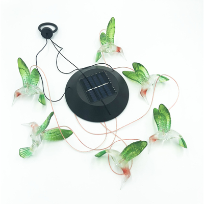 SANS MARQUE Wasserdichtes, Mehrfarbiges Solar-windspiel, Kolibri-hängelampe, Windspiel Für Den Außenbereich, Garten- Und Terrassendekoration. SANS MARQUE Wasserdichtes, Mehrfarbiges Solar-windspiel, Kolibri-hängelampe, Windspiel Für Den Außenbereich, Garten- Und Terrassendekoration.