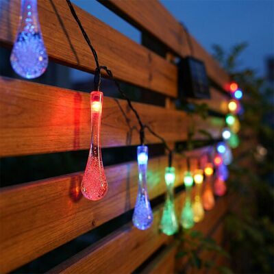 ETC-SHOP Led Außenleuchte Lichterkette Gartenleuchte Dämmerungssensor Weiß 390 Cm 2er Set ETC-SHOP Led Außenleuchte Lichterkette Gartenleuchte Dämmerungssensor Weiß 390 Cm 2er Set