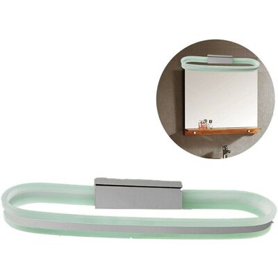 Trade Shop Traesio - Moderne Wandleuchte mit Spiegel 10W - Warmweiß Trade Shop Traesio - Moderne Wandleuchte mit Spiegel 10W - Warmweiß