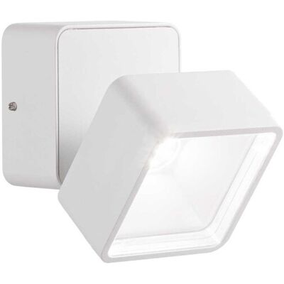 Omega Weiße Quadratische LED Außenwandleuchte - Außenbeleuchtung Omega Weiße Quadratische LED Außenwandleuchte - Außenbeleuchtung
