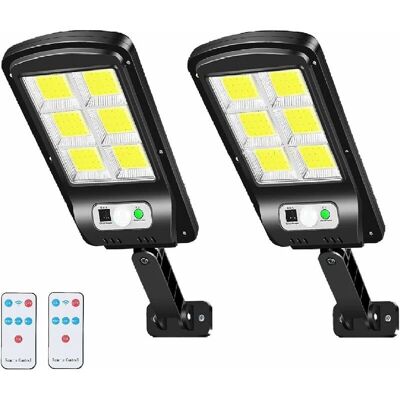 OEM Solar-außenleuchte, 6000 Lm Led-straßenleuchte, Solar-flutlicht Mit Bewegungsmelder, 3 Modi, Ip67 Wasserdicht, Für Garten, Garage, Hof, Treppe, Terrasse (2-teilig) OEM Solar-außenleuchte, 6000 Lm Led-straßenleuchte, Solar-flutlicht Mit Bewegungsmelder, 3 Modi, Ip67 Wasserdicht, Für Garten, Garage, Hof, Treppe, Terrasse (2-teilig)