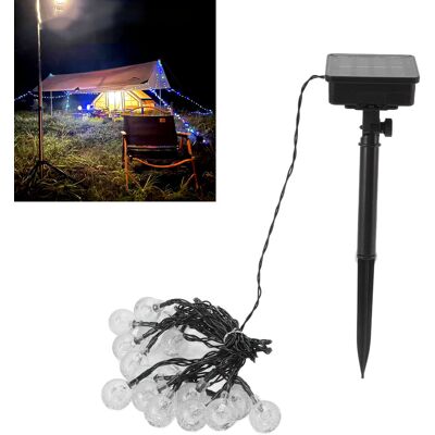 JUTE 20 Led-solar-lichterkette, Ip65 Wasserdicht, 2 Beleuchtungsmodi, Dekorative Lichterkette Für Den Außenbereich, Ideal Für Camping Und Partys, 5 M (16,4 Ft) Weißes Licht JUTE 20 Led-solar-lichterkette, Ip65 Wasserdicht, 2 Beleuchtungsmodi, Dekorative Lichterkette Für Den Außenbereich, Ideal Für Camping Und Partys, 5 M (16,4 Ft) Weißes Licht