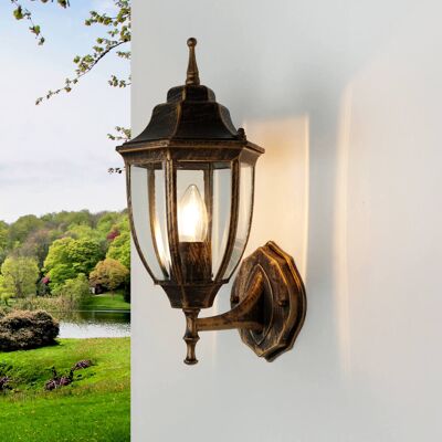 LICHT-ERLEBNISSE - OutdoorRusticWall - Schwarzkupfer - Aluminium und Glas - Wall light LICHT-ERLEBNISSE - OutdoorRusticWall - Schwarzkupfer - Aluminium und Glas - Wall light
