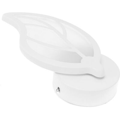 HEAT Moderne Led-wandleuchte Aus Acryl, Blattform, Für Schlafzimmer/flur, Warmweiß, 12 W, 85–265 V HEAT Moderne Led-wandleuchte Aus Acryl, Blattform, Für Schlafzimmer/flur, Warmweiß, 12 W, 85–265 V