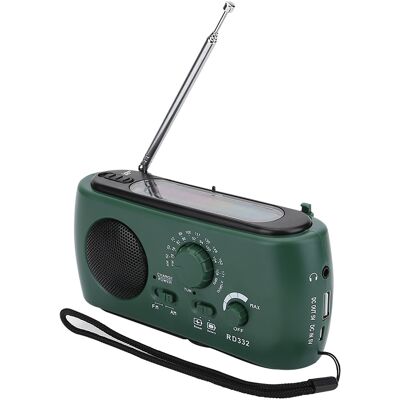 HEAT Handkurbel-solar-am/fm-radio Mit Led-licht, Notfall-handyladegerät, Multifunktion, Camping- Und Überlebensausrüstung. HEAT Handkurbel-solar-am/fm-radio Mit Led-licht, Notfall-handyladegerät, Multifunktion, Camping- Und Überlebensausrüstung.
