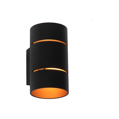 QAZQA Schwarze Gold Wandleuchte - Modern, G9, 40W, IP20 QAZQA Schwarze Gold Wandleuchte - Modern, G9, 40W, IP20