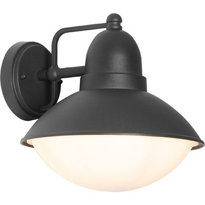 QAZQA Marcel Modern Außenwandlampe - IP44, Schwarz QAZQA Marcel Modern Außenwandlampe - IP44, Schwarz