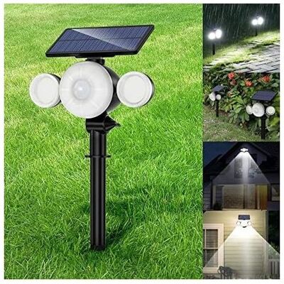 ENLENK Solarleuchte Für Den Außenbereich, Garten, Ultra Stark, 88 Leds Mit Bewegungsmelder, Wasserdicht Ip65, Kabellose Solar-spotbeleuchtung, 360° Einstellbar, Solar-sicherheitslicht Für Wege (schwarz) ENLENK Solarleuchte Für Den Außenbereich, Garten, Ultra Stark, 88 Leds Mit Bewegungsmelder, Wasserdicht Ip65, Kabellose Solar-spotbeleuchtung, 360° Einstellbar, Solar-sicherheitslicht Für Wege (schwarz)