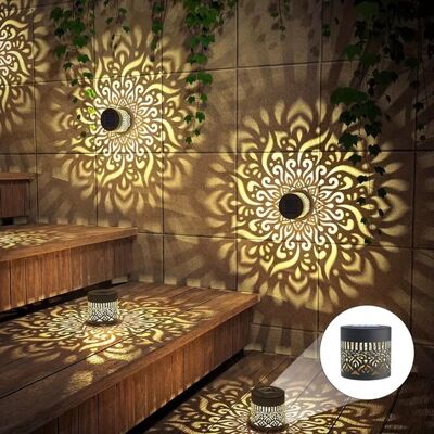 OEM Lism 2 Stück Solar Mandala Sonnenblume Sonnenblume Pfingstrose Stehlampe Wandlampe Gartendekoration Landschaft OEM Lism 2 Stück Solar Mandala Sonnenblume Sonnenblume Pfingstrose Stehlampe Wandlampe Gartendekoration Landschaft