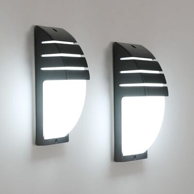 JARDIBRIC 2er-pack 6-w-außenwandleuchten, Ip65 Wasserdichte Led-wandleuchten Für Den Innen- Und Außenbereich, Innenwandleuchten Für Hof, Garten, Terrasse, Wand, Weg, Kaltweiß 6000k JARDIBRIC 2er-pack 6-w-außenwandleuchten, Ip65 Wasserdichte Led-wandleuchten Für Den Innen- Und Außenbereich, Innenwandleuchten Für Hof, Garten, Terrasse, Wand, Weg, Kaltweiß 6000k