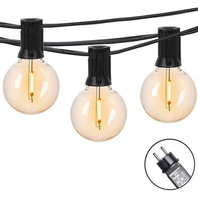OEM Lichterkette Für Den Außenbereich – Glühfaden – 25 Led-lampen – 10 Meter – Gartenbeleuchtung – Partybeleuchtung – Lichterkette – Lichterkette – Festliche Beleuchtung OEM Lichterkette Für Den Außenbereich – Glühfaden – 25 Led-lampen – 10 Meter – Gartenbeleuchtung – Partybeleuchtung – Lichterkette – Lichterkette – Festliche Beleuchtung