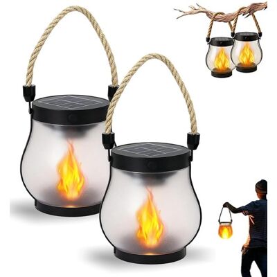 OEM Solar-gartenleuchten – 2er-pack – Flammeneffekt – Gartenlaternen – Außenbeleuchtung – Solar-außenleuchten – Wasserdicht – Mit Kabel OEM Solar-gartenleuchten – 2er-pack – Flammeneffekt – Gartenlaternen – Außenbeleuchtung – Solar-außenleuchten – Wasserdicht – Mit Kabel