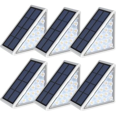 TRUVO Wasserdichte Led-solar-stufenleuchten, Ideal Für Den Außenbereich. Solar-terrassenleuchten (ip67) Für Garten, Terrasse, Hof, Gehwege, Haustür, Einfahrt Und Veranda (6er-set). TRUVO Wasserdichte Led-solar-stufenleuchten, Ideal Für Den Außenbereich. Solar-terrassenleuchten (ip67) Für Garten, Terrasse, Hof, Gehwege, Haustür, Einfahrt Und Veranda (6er-set).