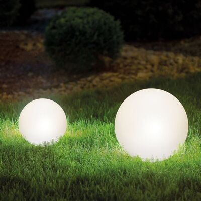 Esotec - Solarkugeln Siena 2er-set ⌀=20 Und 30 Cm Led-gartenkugel Outdoor 102894 Esotec - Solarkugeln Siena 2er-set ⌀=20 Und 30 Cm Led-gartenkugel Outdoor 102894