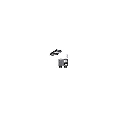 INTERLUSA Wandleuchte Solar Solar Straßenleuchte Mit Sensor Ip65 1x50w Led 450lm 6400k L.18,7xw.36xh.5,5cm Schwarz INTERLUSA Wandleuchte Solar Solar Straßenleuchte Mit Sensor Ip65 1x50w Led 450lm 6400k L.18,7xw.36xh.5,5cm Schwarz