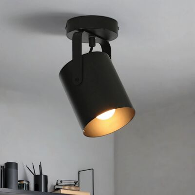 Licht-erlebnisse - Wandlampe E27 Schwarz Metall Modern Wandleuchte Küche Licht-erlebnisse - Wandlampe E27 Schwarz Metall Modern Wandleuchte Küche