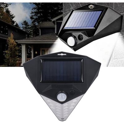 JUTE Solar-wandleuchte Mit 3 Modi Und Bewegungsmelder, Ip65 Wasserdicht, 36 Leds, Ideal Für Den Außenbereich (hof, Veranda, Garten). JUTE Solar-wandleuchte Mit 3 Modi Und Bewegungsmelder, Ip65 Wasserdicht, 36 Leds, Ideal Für Den Außenbereich (hof, Veranda, Garten).
