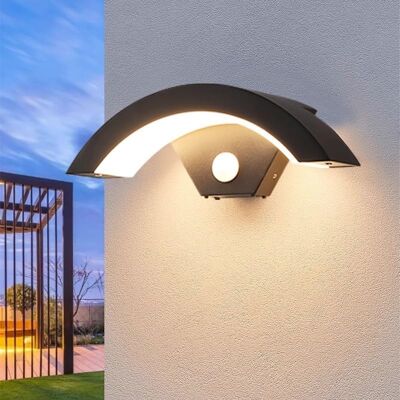 JARDIBRIC Außenwandleuchte Mit Bewegungsmelder, 18w Schwarze Led-wandleuchte, Ip65 Wasserdicht, 3000k Led-außenstrahler Für Garten, Eingang, Terrasse, Garage, Veranda JARDIBRIC Außenwandleuchte Mit Bewegungsmelder, 18w Schwarze Led-wandleuchte, Ip65 Wasserdicht, 3000k Led-außenstrahler Für Garten, Eingang, Terrasse, Garage, Veranda