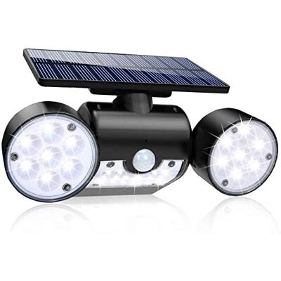 Minkurow Ip65 Wasserdichter Bewegungssensor Solarleuchte Für Den Außenbereich, Kabellose Solarwandleuchte Für Den Außenbereich Mit 3 Köpfen, Sicherheitslicht Für Garten, Terrasse, Auffahrt, Eingang, G Minkurow Ip65 Wasserdichter Bewegungssensor Solarleuchte Für Den Außenbereich, Kabellose Solarwandleuchte Für Den Außenbereich Mit 3 Köpfen, Sicherheitslicht Für Garten, Terrasse, Auffahrt, Eingang, G