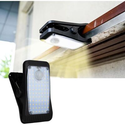 BOBYPET Solar-außenleuchte Mit Bewegungsmelder, 250 Mah – Solar-led-wand-/klemmleuchte Für Garten, Terrasse Und Einfahrt BOBYPET Solar-außenleuchte Mit Bewegungsmelder, 250 Mah – Solar-led-wand-/klemmleuchte Für Garten, Terrasse Und Einfahrt