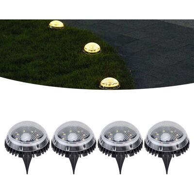 JUTE Einbau-solarleuchte, Gartenleuchte Für Den Außenbereich, Wasserdichte Multifunktionale Landschaftsbeleuchtung, 8-led-stufenleuchte, Weißes Licht. JUTE Einbau-solarleuchte, Gartenleuchte Für Den Außenbereich, Wasserdichte Multifunktionale Landschaftsbeleuchtung, 8-led-stufenleuchte, Weißes Licht.