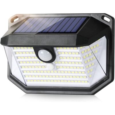 OEM Solar-außenleuchten Mit Bewegungsmelder Wasserdicht Ip65 Led-flutlicht Sicherheitswandleuchte Solar-wandleuchte Für Balkon Garten Garage Schwarz OEM Solar-außenleuchten Mit Bewegungsmelder Wasserdicht Ip65 Led-flutlicht Sicherheitswandleuchte Solar-wandleuchte Für Balkon Garten Garage Schwarz