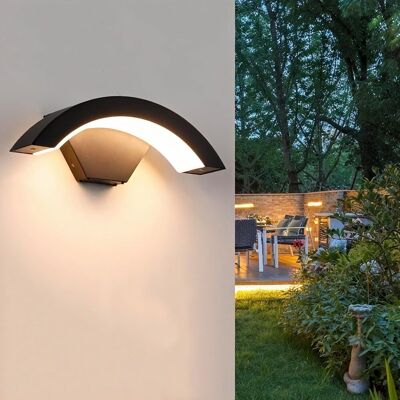 JARDIBRIC Außenwandleuchte, 18w Led-außenwandleuchte Ip65 Wasserdicht, Moderne Außenwandleuchte Für Garten, Terrasse, Wand, Weg, Villa, Flur (warmweiß 3000k) JARDIBRIC Außenwandleuchte, 18w Led-außenwandleuchte Ip65 Wasserdicht, Moderne Außenwandleuchte Für Garten, Terrasse, Wand, Weg, Villa, Flur (warmweiß 3000k)