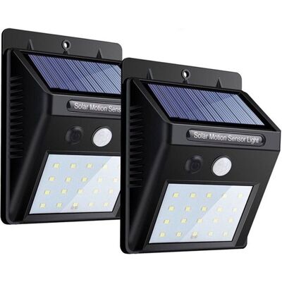 OEM 2 Solar-außenleuchten – Zweiteiliges Set – Bewegungsmelder – 20 Led-chips – Wasserdicht – Sensor Für Außenbereich Und Garten – Solar-außenbeleuchtung OEM 2 Solar-außenleuchten – Zweiteiliges Set – Bewegungsmelder – 20 Led-chips – Wasserdicht – Sensor Für Außenbereich Und Garten – Solar-außenbeleuchtung