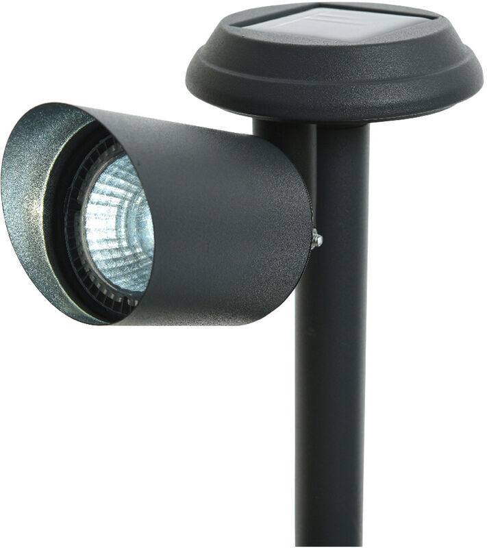 LUMINEO E3/83445 Estaca De Jardin Proyector Solar Led 3Lm 6400K 45º 10X17X25,5Cm