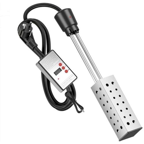 YMYNY Leistungsstarker elektrischer Tauchsieder für Eimer, Pools oder Badewannen mit Thermostat