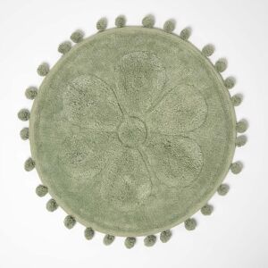 Homescapes Salbei Grün Pom Pom Badematte - Badmatte Homescapes Salbei Grün Pom Pom Badematte - Badmatte
