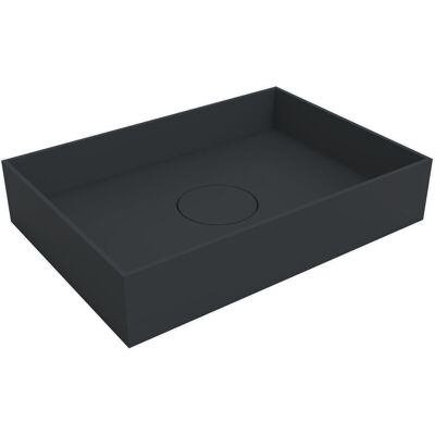 Aufsatzwaschbecken Bernstein Twa112 Mineralguss Schwarz Matt 50cm Aufsatzwaschbecken Bernstein Twa112 Mineralguss Schwarz Matt 50cm