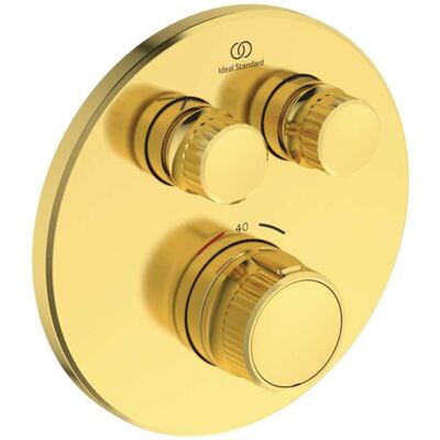 Ideal Standard Navigo Brausethermostat - Unterputz - Brushed Gold - Dusche Thermostat Ideal Standard Navigo Brausethermostat - Unterputz - Brushed Gold - Dusche Thermostat