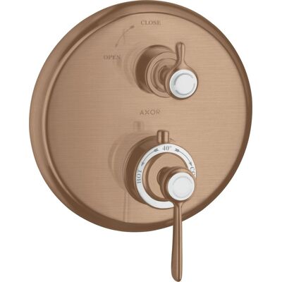 Hansgrohe Axor Montreux Thermostat - Brushed Red Gold - 16801310 Hansgrohe Axor Montreux Thermostat - Brushed Red Gold - 16801310