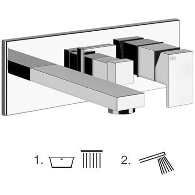 Gessi - 446392 - 2-Wege - Duscharmaturen-Installationsset Gessi - 446392 - 2-Wege - Duscharmaturen-Installationsset