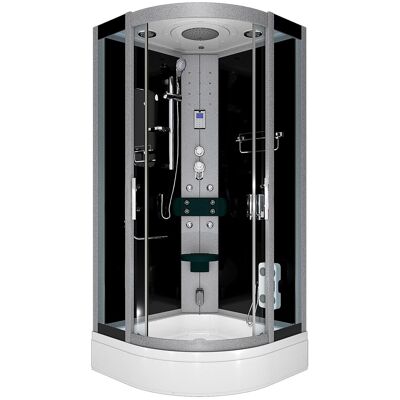 ACQUAVAPORE Dampfdusche Duschtempel Sauna Dusche Duschkabine D46-53t2-ec 90x90 Cm Mit 2k Scheiben Versiegelung ACQUAVAPORE Dampfdusche Duschtempel Sauna Dusche Duschkabine D46-53t2-ec 90x90 Cm Mit 2k Scheiben Versiegelung