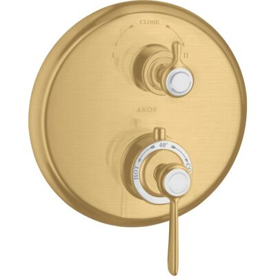 Hansgrohe Axor Montreux Brushed Gold Thermostat - Badezimmerarmatur Hansgrohe Axor Montreux Brushed Gold Thermostat - Badezimmerarmatur