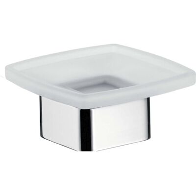 EMCO Loft Seifenspender - Kristallglas satiniert - Chrom EMCO Loft Seifenspender - Kristallglas satiniert - Chrom