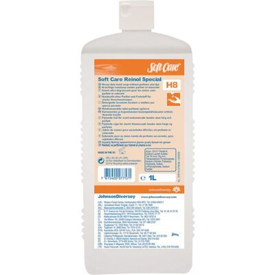 Reinol - Soft Care Liquid H8 - 1L - Hygienisch - Hautreiniger Reinol - Soft Care Liquid H8 - 1L - Hygienisch - Hautreiniger