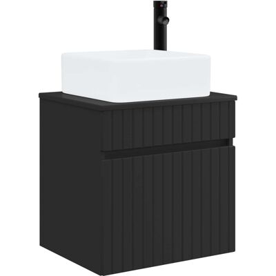 Maison Exclusive - Wandmontierte Waschbecken-vanität Schwarz 49 X Maison Exclusive - Wandmontierte Waschbecken-vanität Schwarz 49 X
